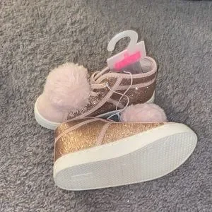 The Children's Place Shoes Rose Gold Hi Tops Sneakers Poshmark
